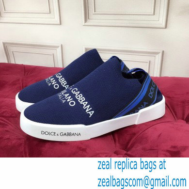 Dolce  &  Gabbana Slip On Sneakers with Logo 02 2021